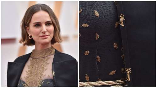 Oscars 2020 : Natalie Portman a fait broder sur sa tenue le nom des réalisatrices snobées
